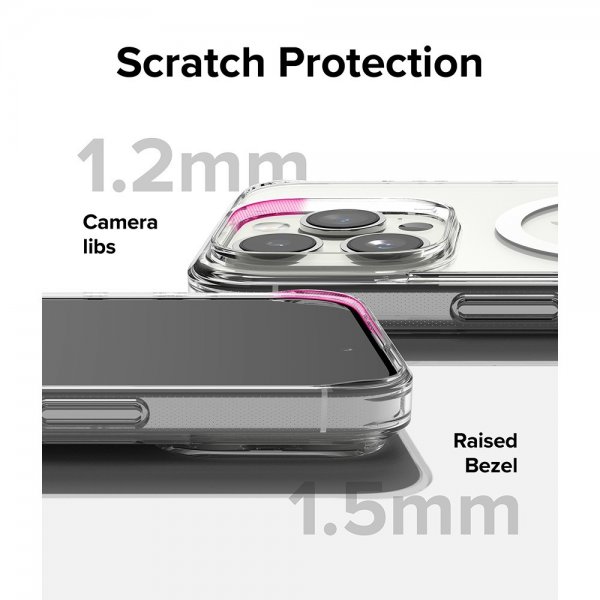 Ringke iPhone 15 Pro Max Cover Fusion Magnetic Clear