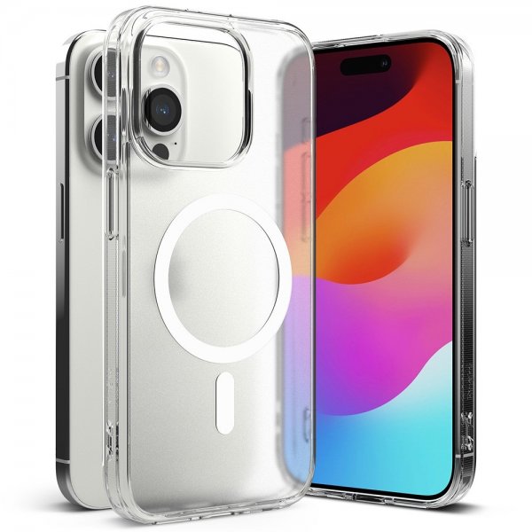 Ringke iPhone 15 Pro Max Cover Fusion Magnetic Matte Clear