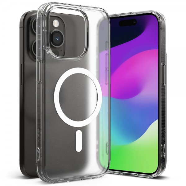 Ringke iPhone 15 Pro Max Cover Fusion Magnetic Matte Clear