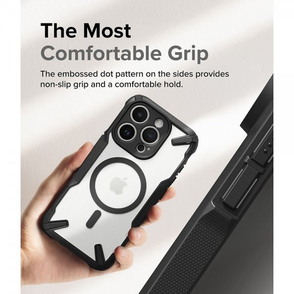 Ringke iPhone 15 Pro Max Cover Fusion X Magnetic Mat Sort