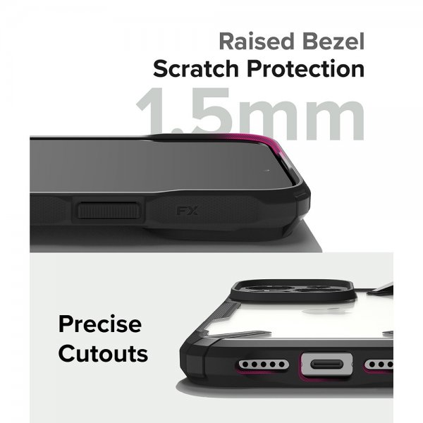 Ringke iPhone 15 Pro Max Cover Fusion X Sort
