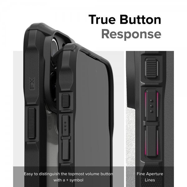 Ringke iPhone 15 Pro Max Cover Fusion X Sort