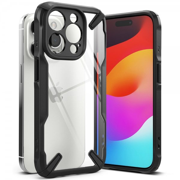 Ringke iPhone 15 Pro Max Cover Fusion X Sort