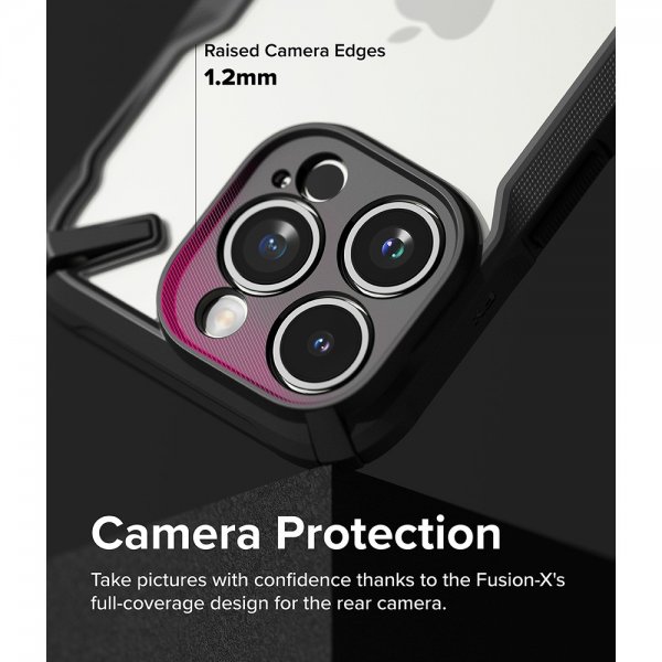 Ringke iPhone 15 Pro Max Cover Fusion X Sort