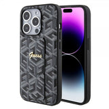 Guess iPhone 15 Pro Max Cover G Cube Grip Stand Sort