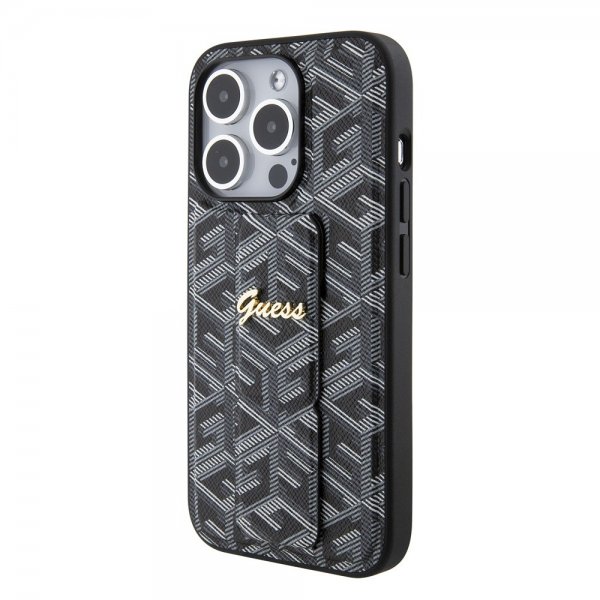 Guess iPhone 15 Pro Max Cover G Cube Grip Stand Sort
