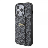 Guess iPhone 15 Pro Max Cover G Cube Grip Stand Sort