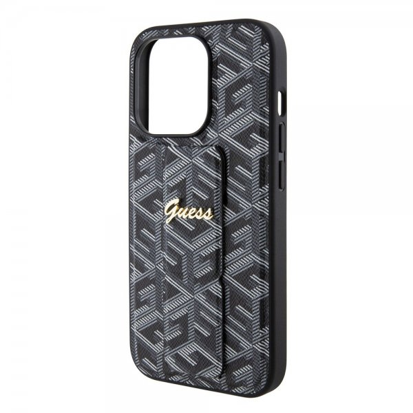 Guess iPhone 15 Pro Max Cover G Cube Grip Stand Sort