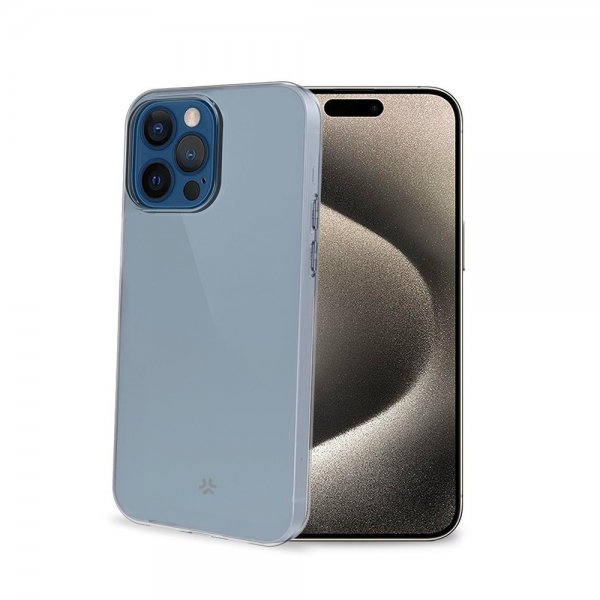 Celly iPhone 15 Pro Max Cover GELSKIN Transparent
