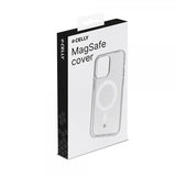 Celly iPhone 15 Pro Max Cover GELSKINMAG MagSafe Transparent