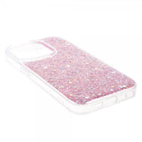 iPhone 15 Pro Max Cover med Glitterpailletter Rosa