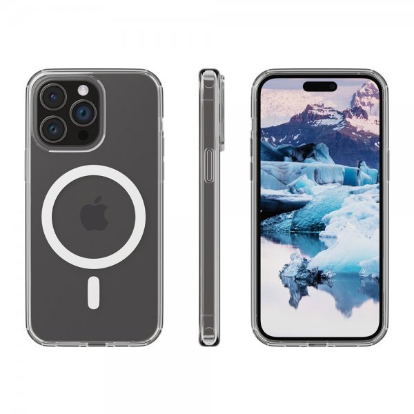 dbramante1928 iPhone 15 Pro Max Cover Iceland Pro MagSafe Transparent