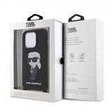 Karl Lagerfeld iPhone 15 Pro Max Cover Ikonik Crossbody Sort