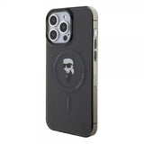 Karl Lagerfeld iPhone 15 Pro Max Cover Ikonik MagSafe Sort