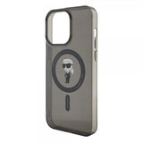 Karl Lagerfeld iPhone 15 Pro Max Cover Ikonik MagSafe Sort