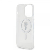 Karl Lagerfeld iPhone 15 Pro Max Cover Ikonik MagSafe Transparent