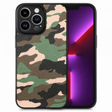 iPhone 15 Pro Max Cover Camouflage Grøn