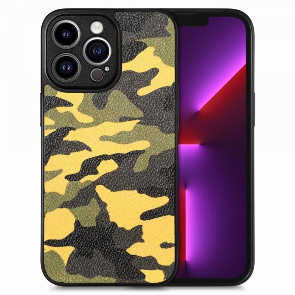 iPhone 15 Pro Max Cover Camouflage Gul