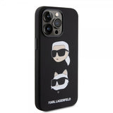 Karl Lagerfeld iPhone 15 Pro Max Cover Karl & Choupette Sort
