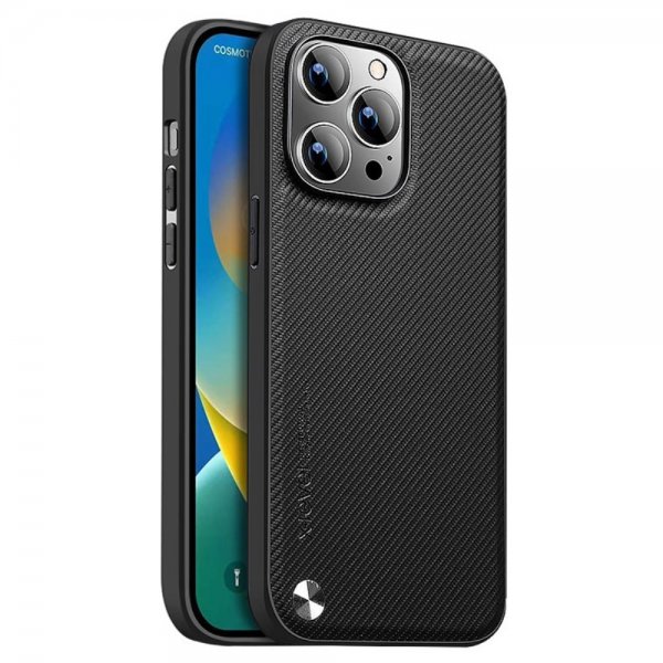 X-Level iPhone 15 Pro Max Cover Kevlar II Series Sort