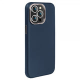 X-Level iPhone 15 Pro Max Cover Lædertekstur MagSafe Blå