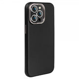 X-Level iPhone 15 Pro Max Cover Lædertekstur MagSafe Sort