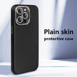 X-Level iPhone 15 Pro Max Cover Lædertekstur MagSafe Sort
