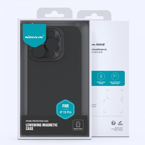 Nillkin iPhone 15 Pro Max Cover LensWing MagSafe Lilla