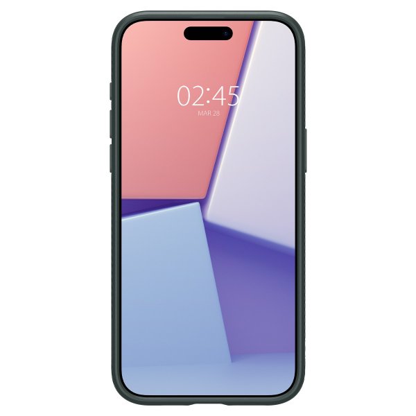 Spigen iPhone 15 Pro Max Cover Liquid Air Abyss Green