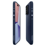 Spigen iPhone 15 Pro Max Cover Liquid Air Navy Blue