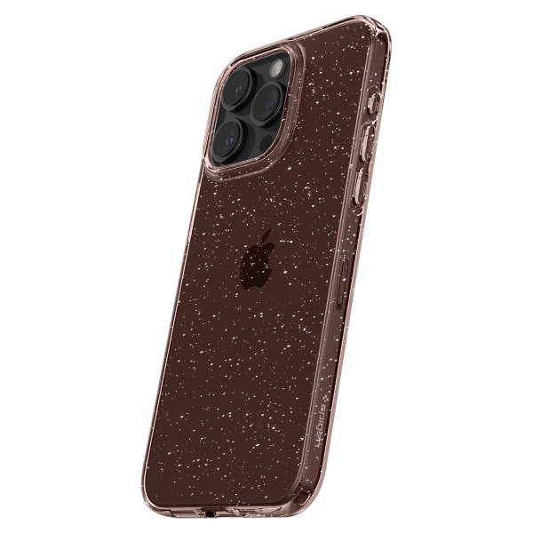 Spigen iPhone 15 Pro Max Cover Liquid Crystal Glitter Rose Quartz