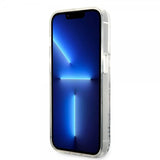 Karl Lagerfeld iPhone 15 Pro Max Cover Liquid Glitter NFT Karl Silver