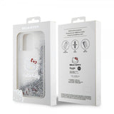 Hello Kitty iPhone 15 Pro Max Cover Liquid Glitter Gennemsigtig