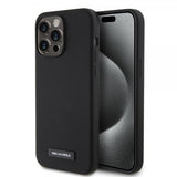Karl Lagerfeld iPhone 15 Pro Max Cover Liquid Silicone MagSafe Sort