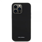 Karl Lagerfeld iPhone 15 Pro Max Cover Liquid Silicone MagSafe Sort