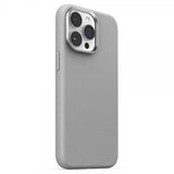 Joyroom iPhone 15 Pro Max Cover Litchi Pattern Series MagSafe Grå