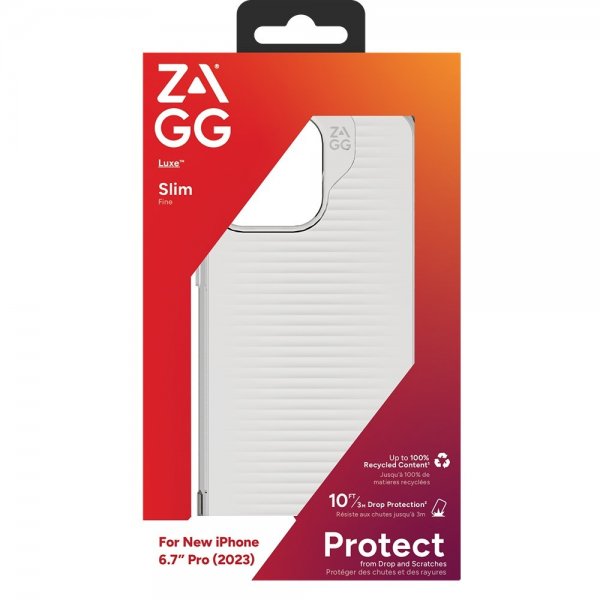 ZAGG iPhone 15 Pro Max Cover Luxe Gennemsigtig