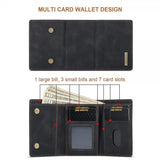 Dg.Ming iPhone 15 Pro Max Cover M1 Series Aftagelig Kortholder Sort