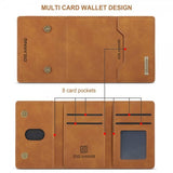 Dg.Ming iPhone 15 Pro Max Cover M2 Series Aftagelig Kortholder Brun
