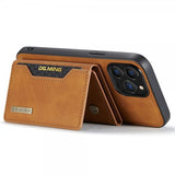 Dg.Ming iPhone 15 Pro Max Cover M2 Series Aftagelig Kortholder Brun