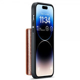 Dg.Ming iPhone 15 Pro Max Cover M3 Series Aftagelig Kortholder Glitter Rosaguld
