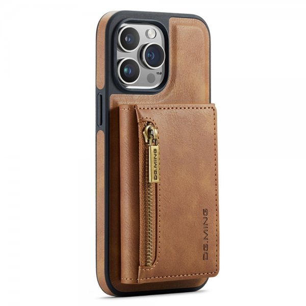 Dg.Ming iPhone 15 Pro Max Cover M5 Series Aftagelig Kortholder Brun