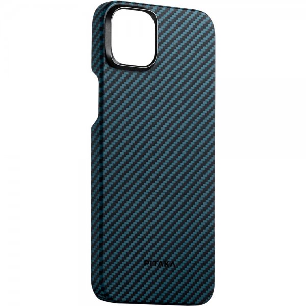 Pitaka iPhone 15 Pro Max Cover MagEZ Case 4 Sort/Blå Twill