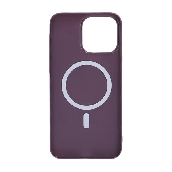 iPhone 15 Pro Max Cover TPU MagSafe Blank Lilla