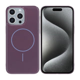 iPhone 15 Pro Max Cover TPU MagSafe Blank Lilla