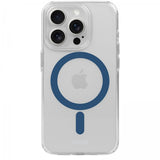 holdit iPhone 15 Pro Max Cover MagSafe Case Denim Blue Transparent
