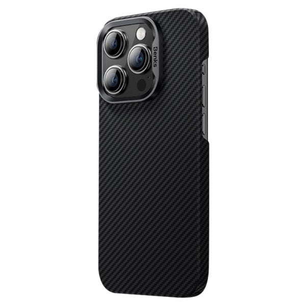 Benks iPhone 15 Pro Max Cover MagSafe Kevlar Sort