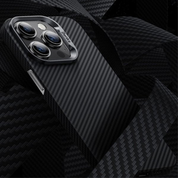 Benks iPhone 15 Pro Max Cover MagSafe Kevlar Sort