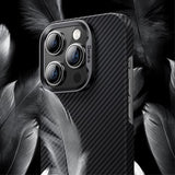 Benks iPhone 15 Pro Max Cover MagSafe Kevlar Sort