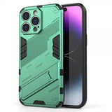 iPhone 15 Pro Max Cover med Stander Grøn
